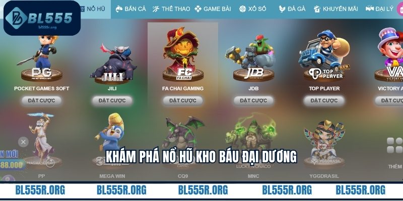 Khám phá nổ hũ kho báu đại dương