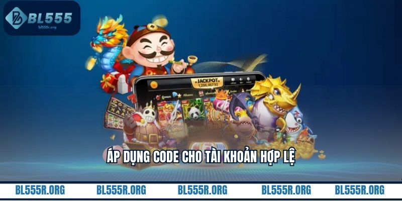 Áp dụng code cho tài khoản hợp lệ